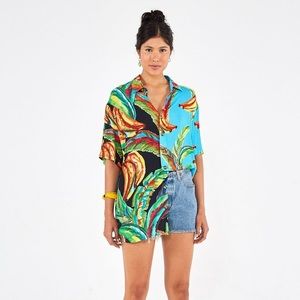 FARM Rio Banana Boy Shirt - Oversized Women Shirt